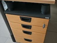 Bureel met ladeblok - afbeelding 2 van  3
