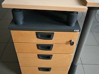 Bureel met ladeblok - afbeelding 2 van  3