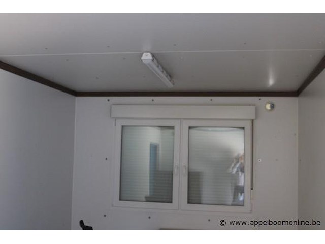 Bureelcontainer plm 6x3m, dagramen, 2 deuren, hoekburo, tafel, stoel - afbeelding 4 van  4