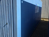 Bureelcontainer plm 6x3m, dagramen, tafel, kast, ijskastje en radiator - afbeelding 2 van  9