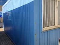 Bureelcontainer plm 6x3m, dagramen, tafel, kast, ijskastje en radiator - afbeelding 4 van  9