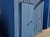 Bureelcontainer plm 6x3m, dagramen, tafel, kast, ijskastje en radiator - afbeelding 6 van  9