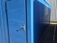Bureelcontainer plm 6x3m, dagramen, tafel, kast, ijskastje en radiator - afbeelding 3 van  10