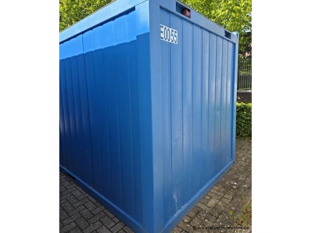 Bureelcontainer plm 6x3m, dagramen, tafel, kast, ijskastje en radiator - afbeelding 4 van  10