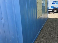 Bureelcontainer plm 6x3m, dagramen, tafel, kast, ijskastje en radiator - afbeelding 6 van  10