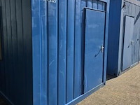 Bureelcontainer plm 6x3m, dagramen, tafel, kast, ijskastje en radiator - afbeelding 8 van  10