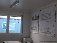 Bureelcontainer vv dagramen (b0028), vv tafels en stoelen, koelkastje, kast - afbeelding 3 van  5