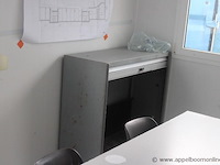 Bureelcontainer vv dagramen (b0028), vv tafels en stoelen, koelkastje, kast - afbeelding 5 van  5