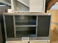 Bureelkastje met schuifdeuren - afbeelding 1 van  2