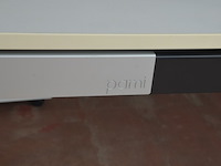 Bureeltafel 160x80x75 cm, bureelstoel, ladeblok met 3 laden, pc beugel - afbeelding 4 van  8