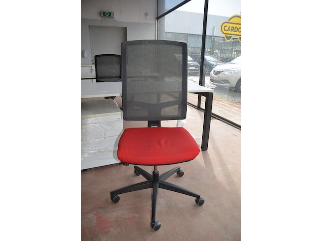 Bureeltafel 160x80x75 cm, bureelstoel, ladeblok met 3 laden, pc beugel - afbeelding 5 van  8