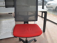 Bureeltafel 160x80x75 cm, bureelstoel, ladeblok met 3 laden, pc beugel - afbeelding 5 van  8