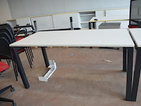 Bureeltafel 160x80x75 cm, bureelstoel, pc beugel - afbeelding 2 van  6