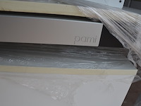 Bureeltafel 240x100x75 cm, ladeblok met 3 laden, 2 bureelstoelen, 2 pc beugels - afbeelding 7 van  10