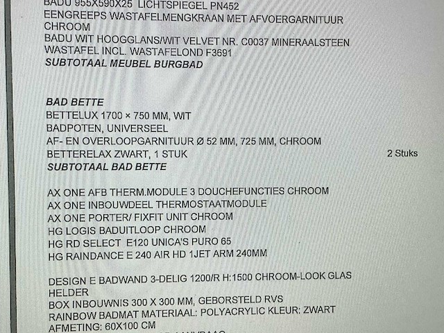 Burgbad bette badmeubelset - afbeelding 7 van  7