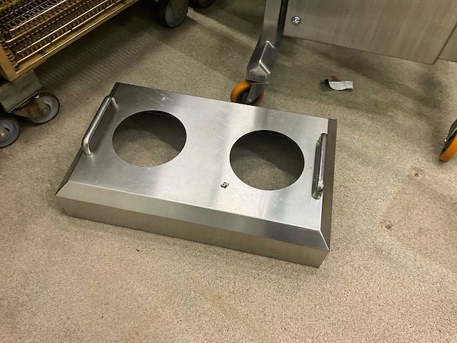 Burgmetaal mobiel rvs voedingstoestel/ontnestermachine - afbeelding 9 van  19