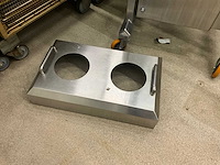 Burgmetaal mobiel rvs voedingstoestel/ontnestermachine - afbeelding 9 van  19