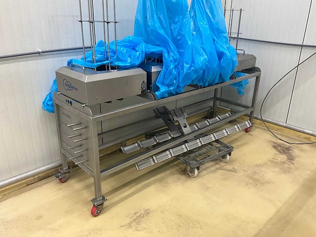 Burgmetaal rvs ontnesterkar voorzien van 4 units - afbeelding 1 van  11