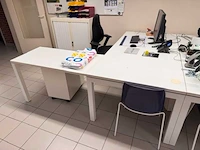 Burotafel square hoek met mobiel ladeblok - bureautafel - afbeelding 2 van  2