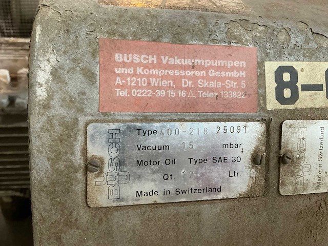 Busch 400-218 9110 vacuümpomp - afbeelding 3 van  17