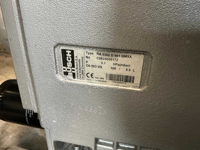 Busch ra 0302 d 562 qmxx vacuümpomp - afbeelding 2 van  10