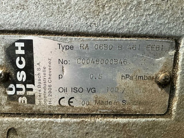 Busch ra 0630 b 461 eeb1 vacuümpomp - afbeelding 2 van  17