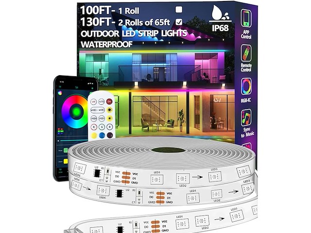Bvokon rgb+ic ledstrip (40 m) - afbeelding 1 van  5