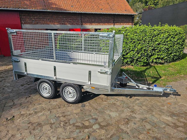 Bw trailers - 2025 - nieuw - kipper met opbouw draadnet - afbeelding 7 van  13