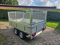 Bw trailers - 2025 - nieuw - kipper met opbouw draadnet - afbeelding 10 van  13
