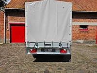 Bw trailers - 2026 - nieuw - plateau met huif - gesloten aanhangwagen - afbeelding 4 van  8
