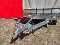 Bw trailers - 2026 - nieuw - plateau met huif - gesloten aanhangwagen - afbeelding 6 van  8