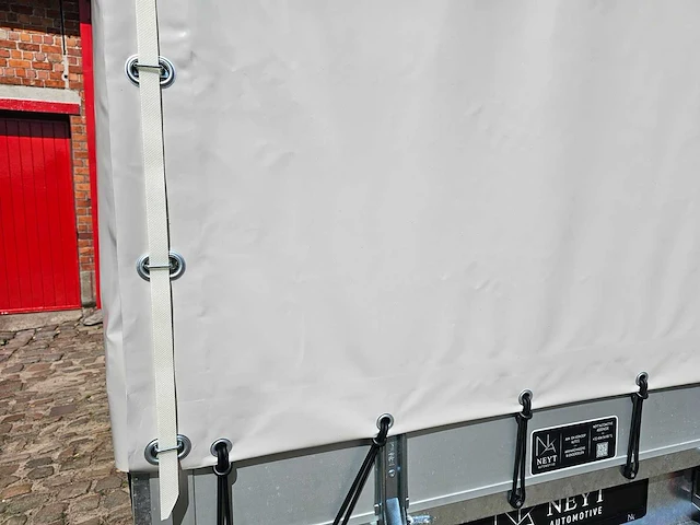 Bw trailers - 2026 - nieuw - plateau met huif - gesloten aanhangwagen - afbeelding 7 van  8