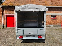 Bw trailers - 2026 - nieuw - plateau met huif - gesloten aanhangwagen - afbeelding 8 van  8