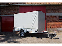 Bw trailers - 2026 - ongeremde alu bak aanhangwagen met huif - afbeelding 2 van  12