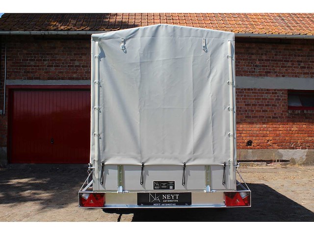 Bw trailers - 2026 - ongeremde alu bak aanhangwagen met huif - afbeelding 5 van  12