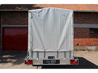 Bw trailers - 2026 - ongeremde alu bak aanhangwagen met huif - afbeelding 5 van  12
