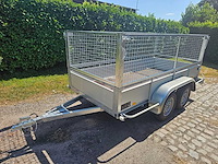 Bw trailers - 2026 - ongeremde alu bakwagen met loofnet - nieuw - afbeelding 1 van  8