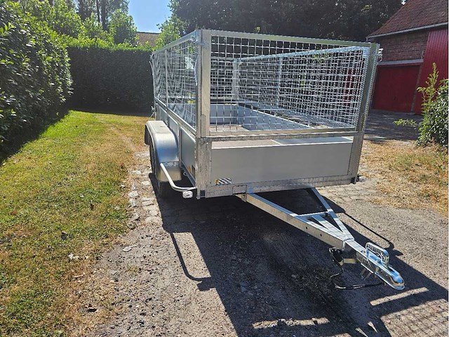 Bw trailers - 2026 - ongeremde alu bakwagen met loofnet - nieuw - afbeelding 4 van  8