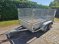 Bw trailers - 2026 - ongeremde alu bakwagen met loofnet - nieuw