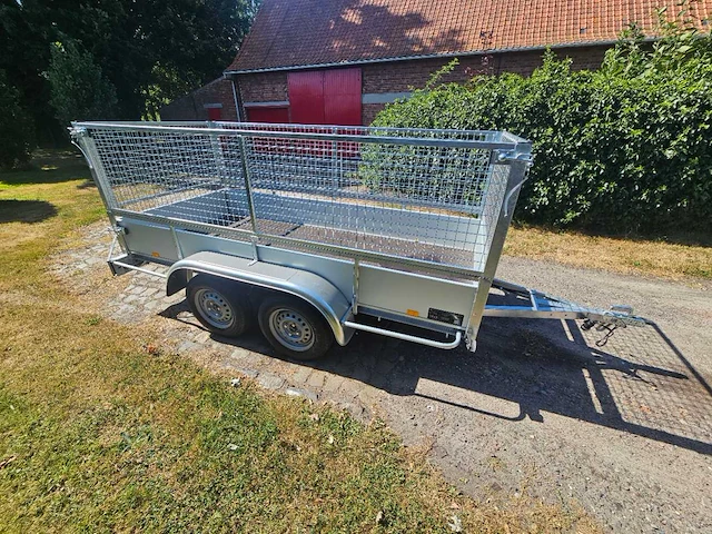 Bw trailers - 2026 - ongeremde alu bakwagen met loofnet - nieuw - afbeelding 5 van  8
