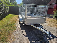 Bw trailers - 2026 - ongeremde alu bakwagen met loofnet - nieuw - afbeelding 2 van  6
