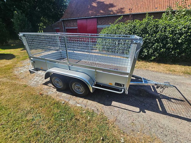 Bw trailers - 2026 - ongeremde alu bakwagen met loofnet - nieuw - afbeelding 3 van  6