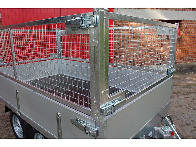 Bw trailers - 2026 - ongeremde handmatige kipper met loofnetten - afbeelding 4 van  17