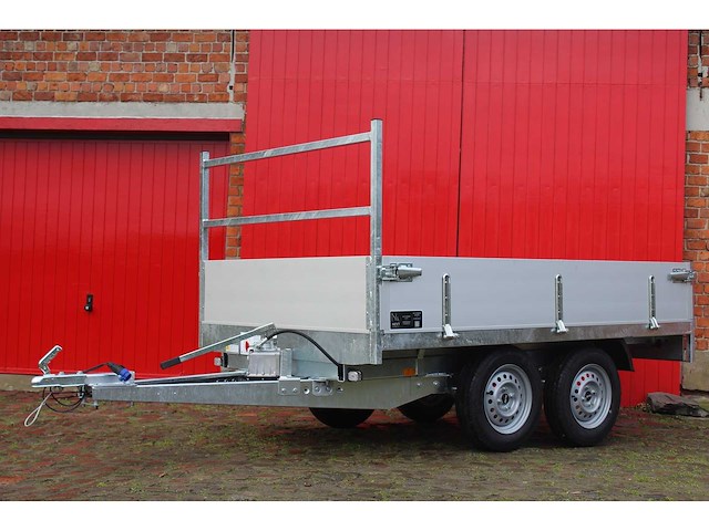 Bw trailers - 2026 - ongeremde handmatige kipper met loofnetten - afbeelding 6 van  17