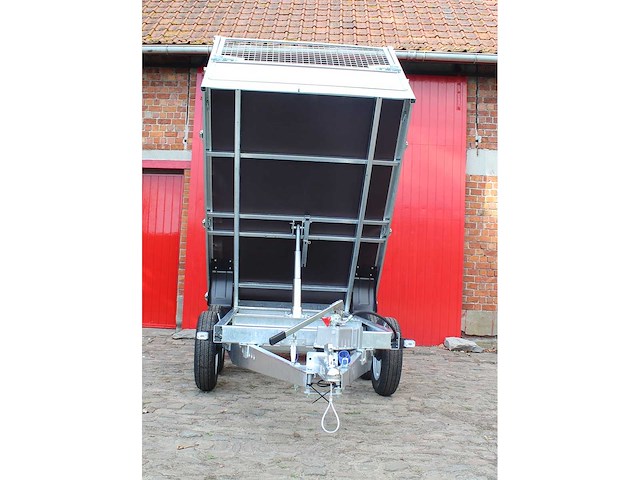 Bw trailers - 2026 - ongeremde handmatige kipper met loofnetten - afbeelding 11 van  17