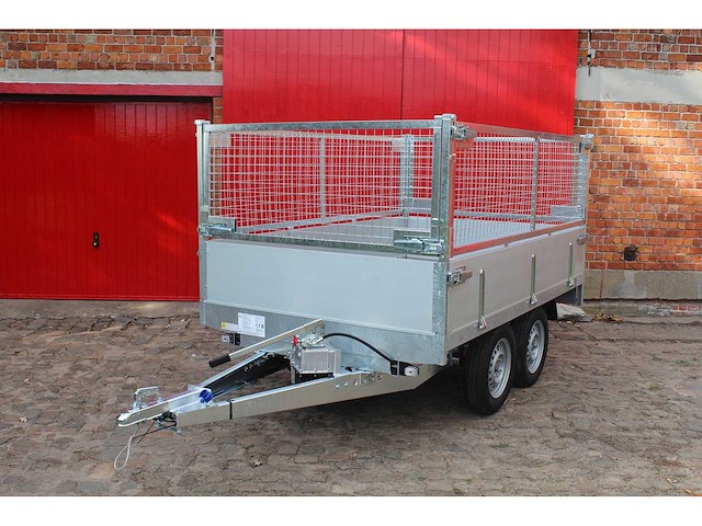 Bw trailers - 2026 - ongeremde handmatige kipper met loofnetten - afbeelding 12 van  17