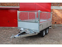 Bw trailers - 2026 - ongeremde handmatige kipper met loofnetten - afbeelding 12 van  17
