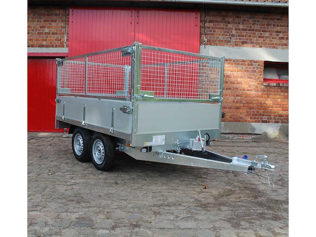Bw trailers - 2026 - ongeremde handmatige kipper met loofnetten - afbeelding 13 van  17