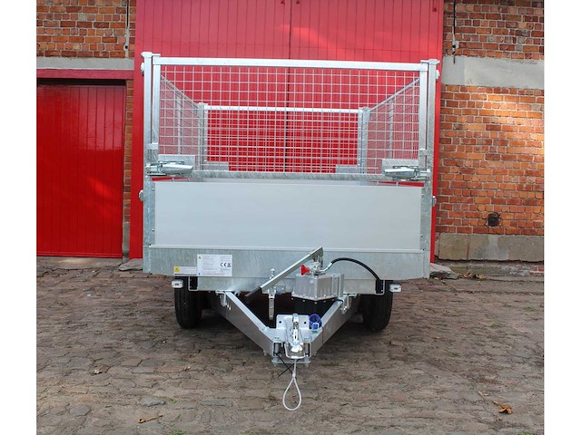 Bw trailers - 2026 - ongeremde handmatige kipper met loofnetten - afbeelding 14 van  17