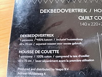 Byrklund dekbedovertrek & kussensloop twee verschillende zijden maat : 140x220 + 20 cm - afbeelding 3 van  3